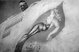 Nose art close up