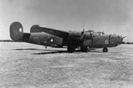 B-24 on the tarmac at Point Cook