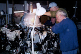 Engine rebuild begins in earnest