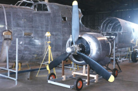 The Prop fitted to the Engine in July, 1997