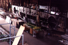 The wing in the hangar at Werribee