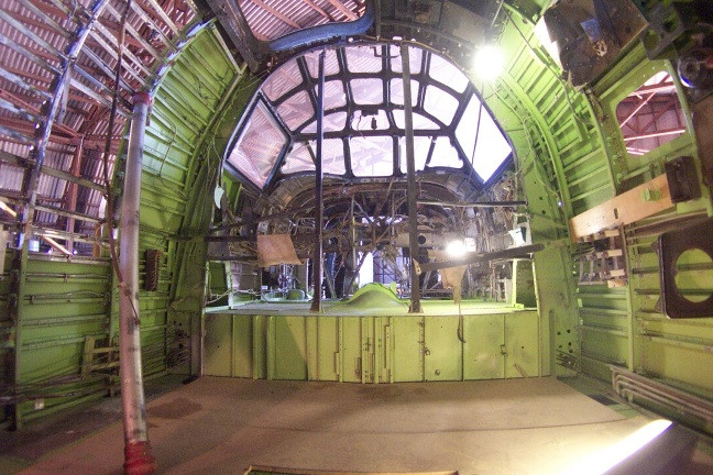 Flight deck, looking forward