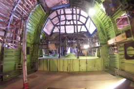 Flight deck, looking forward